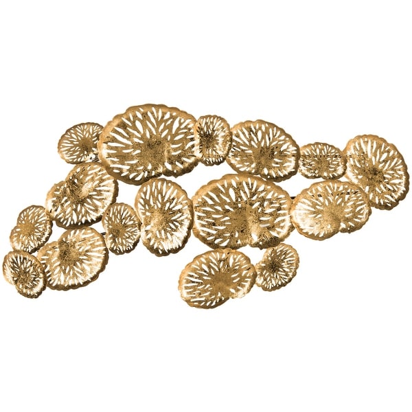SAFAVIEH Coral Plate Wall Decor - 38" x 1.5" x 18"