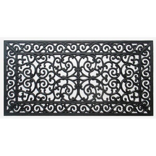 A1HC First Impression Audie Durable And Attractive Rubber Entry Double Doormat