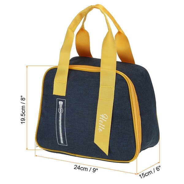 Insulated Lunch Bags, 9"x6"x8" Thermal Lunch Portable Container Bag