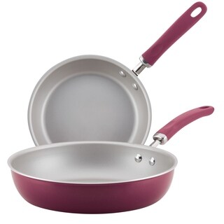 Rachael Ray Create Delicious Aluminum Nonstick Twin Pack Skillets