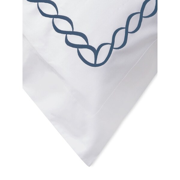 600 Thread Count Rope Embroidered Sham Cover/Pilowcase Set