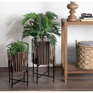 Kate and Laurel Paytner Floor Planter Set - 2 Piece