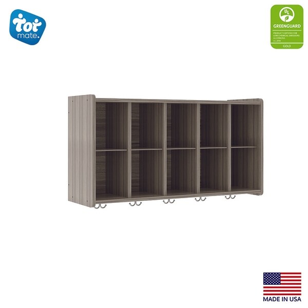 Tot Mate Laminate Wall Cubbie Storage - 46" x 15" x 26"