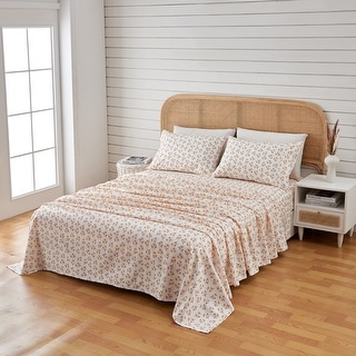 Premium Watercolor Floral Microfiber Sheet Set