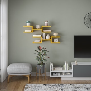 Welby Modern Wall Shelf - 6.69'' H x 29.53'' W x 7.87'' D