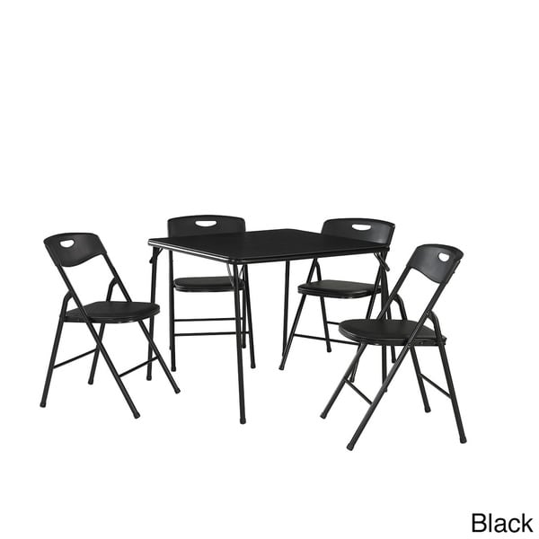 The Curated Nomad Hillard 5-piece Folding Table and Chairs Set