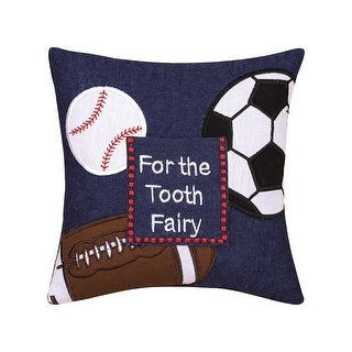 8" x 8" Tooth Fairy Embroidered Petite Throw Pillow