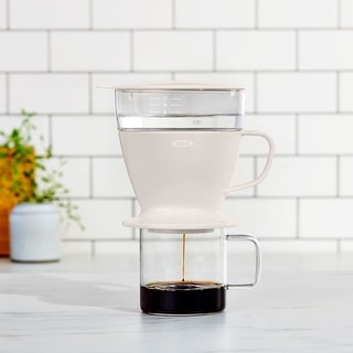 OXO Brew Pour-Over Coffee Maker with Water Tank - 6.1" x 6.1" x 6.75"