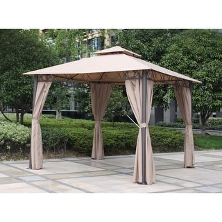 St. Kitts 10-foot Double-vented Canopy Gazebo