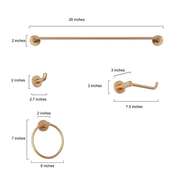 Set of 5 Bela Mid-Century Modern Gold 3-Light Globe Clear Glass Bathroom Vanity Light - W 22"x D 7"x H 9"