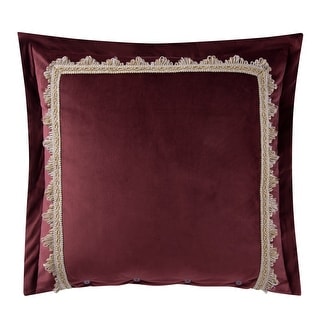 Rose Tree Emmaline Velvet Embroidered Reversible Euro Sham
