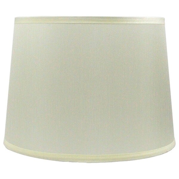 French Drum Lamp Shade, 14" Top, 16" Bottom, 12" Slant