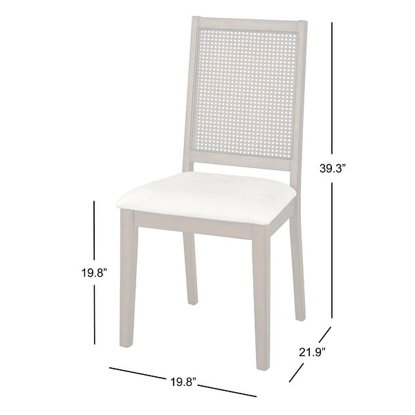 Simple Living Westbury Traditional Cane Dining Chair (Set of 2)
