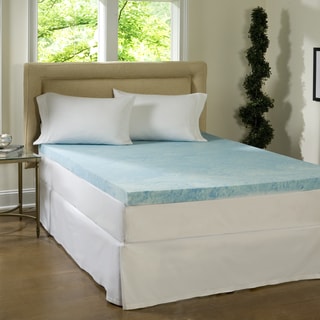 ComforPedic Loft from Beautyrest 2-inch Flat Gel Memory Foam Mattress Topper