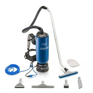Black & Blue Prolux 10 Quart Commercial Backpack Vacuum w/ 5 Year Warranty