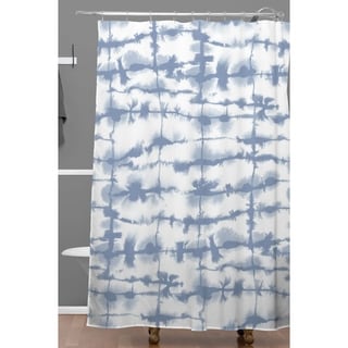 Deny Designs Lateral Slate Blue Shower Curtain