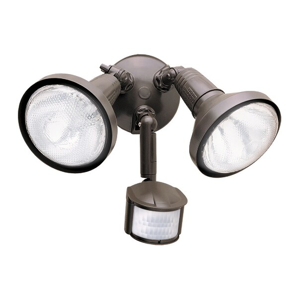 Halo MS185 2 Light 8" Wide Commercial Flood Light with 180° Motion