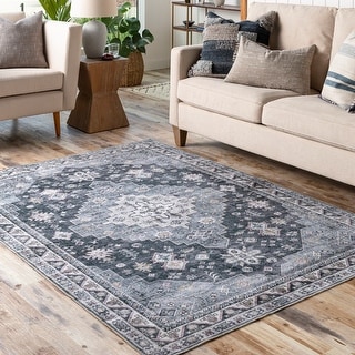 Artistic Weavers Venkata Traditional Medallion Machine Washable Area Rug