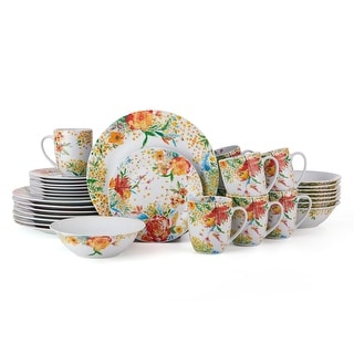Fitz and Floyd 32-Piece Garden Delight Dinnerware Set, Service for 8 - 32-pc