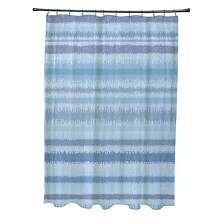 Raya De Agua Stripedd Print Shower Curtain