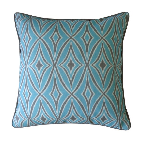 Jiti Outdoor Ceny Geometric Patterned Waterproof Square Throw Pillows Cushions for Pool Patio Chair 20 x 20