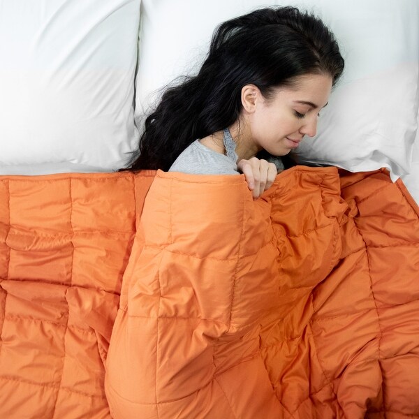 Superior Quilted Microfiber Weighted Throw Blanket