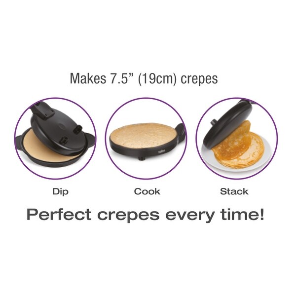 Salton Corded Crepe Maker - Black