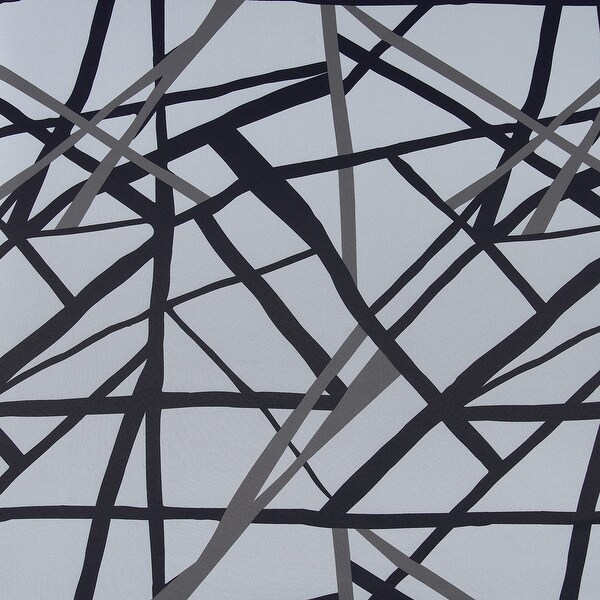 Exclusive Fabrics Gridlock Blackout Room Darkening Curtain Panel Pair (2 Panels)