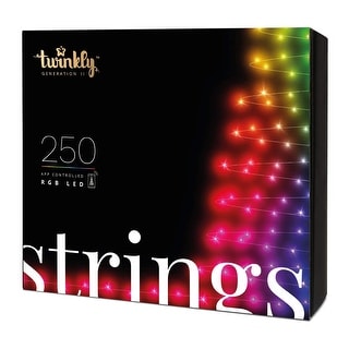 Twinkly Smart Decorations 65.5 Foot Multicolor LED Indoor/Outdoor String Lights - 40