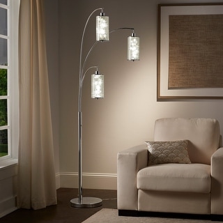 Aries Chrome 3-Light Star Tree Accent Floor Lamp by iNSPIRE Q Bold