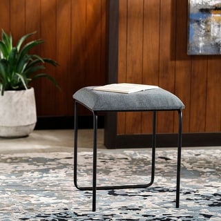 Animas Upholstered Stool - 20"H x 17"W x 17"D