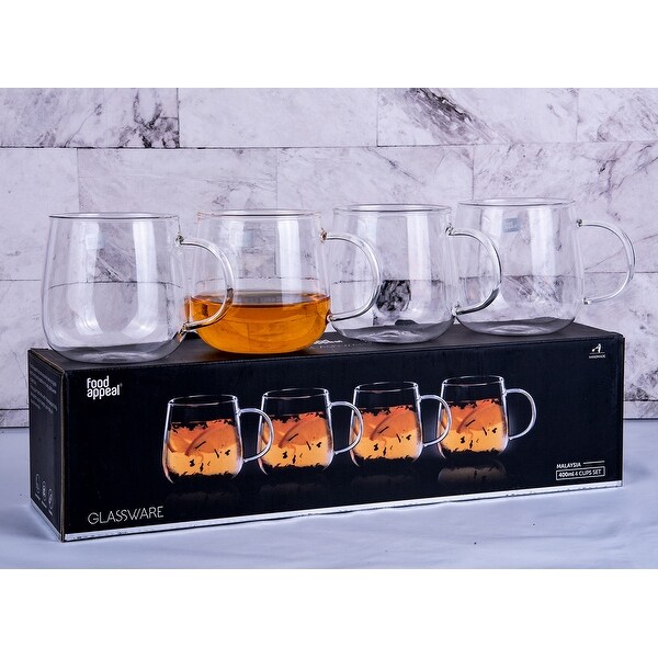 STP Goods Insulated Glass Mugs Set of 4