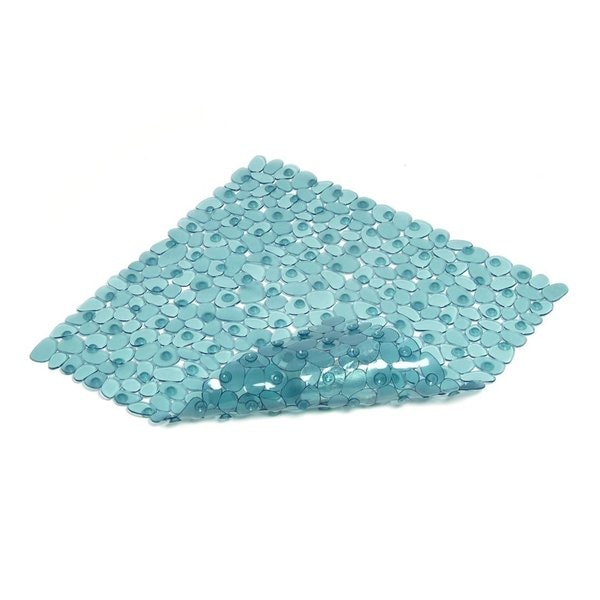 Con-Tact Brand Clear Pebble Shower Mat 21'' x 21'' (Set of 4)