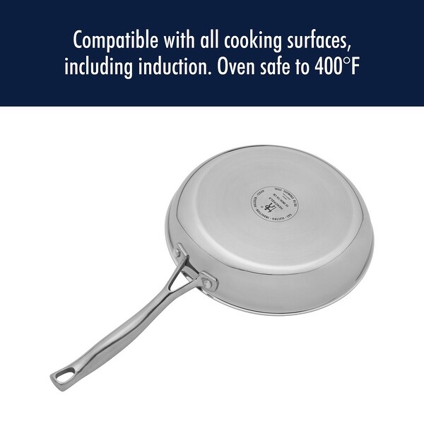 Henckels Clad H3 10-inch Stainless Steel Fry Pan with Lid