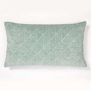 Freshmint Geometric Reversible Pillow