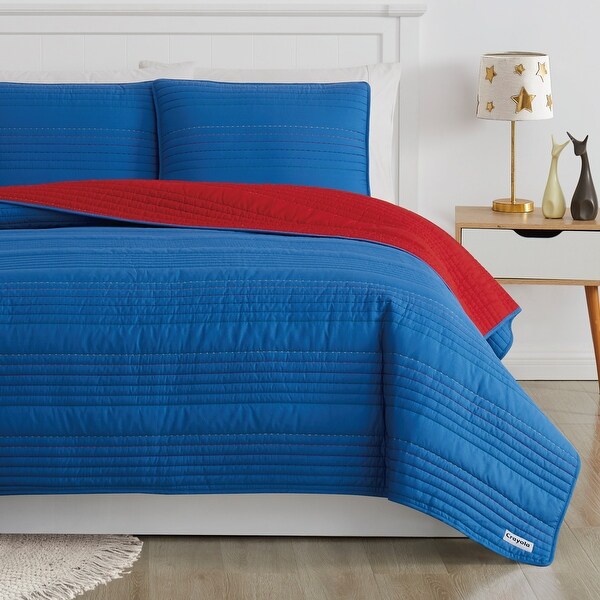 Crayola Reversible Pick Stitch Quilt Set