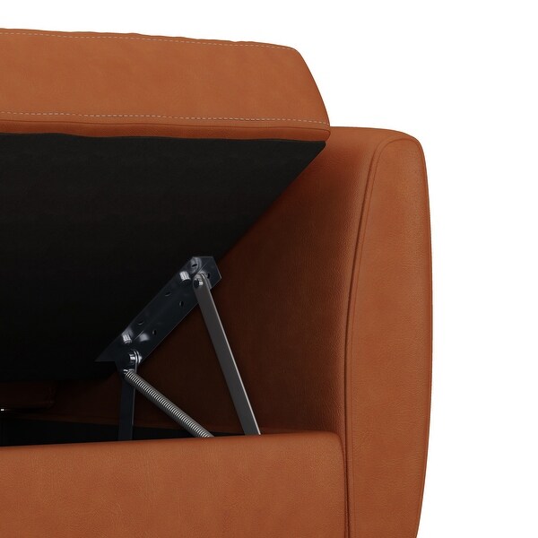 Modern Convertible Folding Futon Sofa Bed with Storage Box