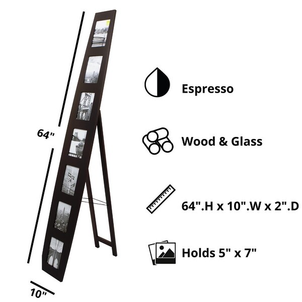 kieragrace KG Summit Collage Frame - Brown - 10" x 64" x 2"