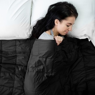 Superior Quilted Microfiber Weighted Throw Blanket