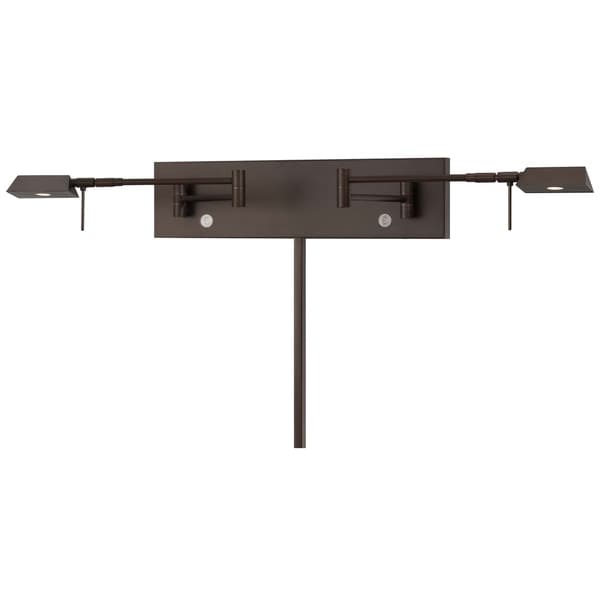 Minka Kovacs George'S Reading Room 2 Light Led Swing Arm Wall Lamp