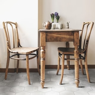 Merola Tile Horizon Hex Gris 7-3/4" x 9" Ceramic Floor and Wall Tile