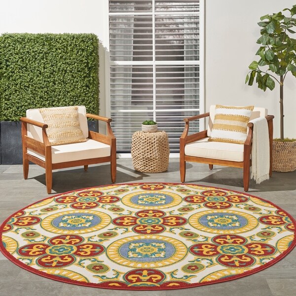 Nourison Aloha Indoor/outdoor Geometric Area Rug