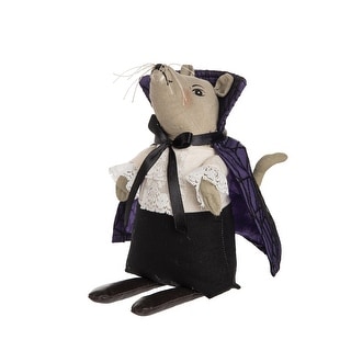 Radko Rat Joe Spencer Gathered Traditions Art Doll - Gray - 8"