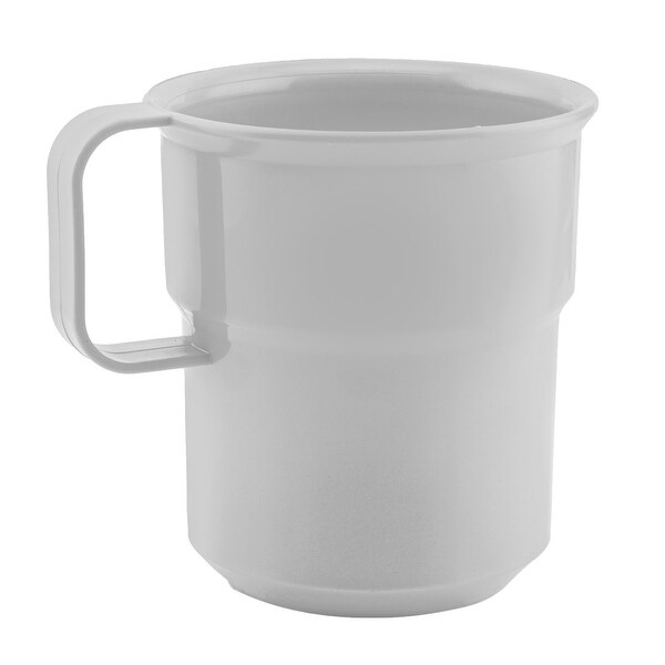 Break-Resistant Plastic Cup Mugs for Coffee, Juice - 8oz