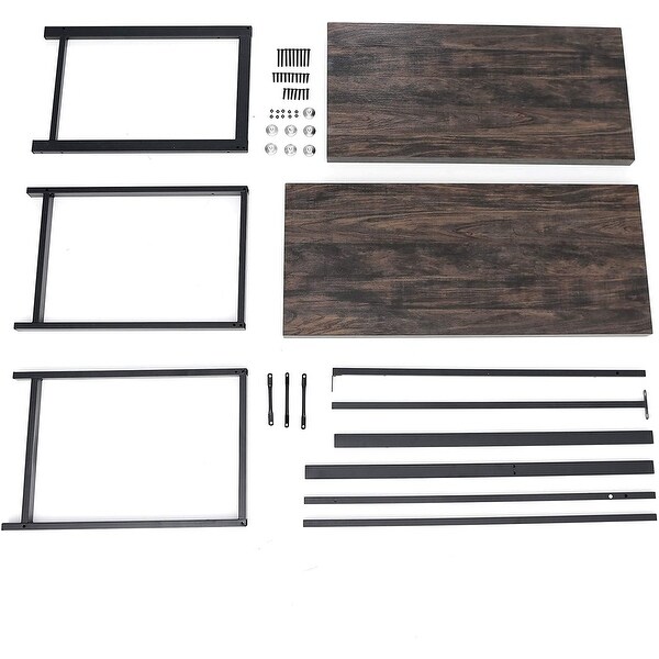 Mcombo Home Office Desks Modern Gaming Desk Corner Desk Industrial L-shaped Desk