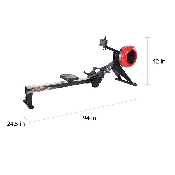 Stamina X AMRAP Air Rowing Machine - Red