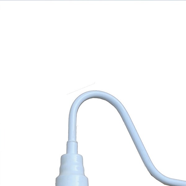 1 Light Outdoor Wall Lighting in White finish