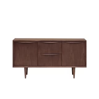 Modern Cabinet made of solid walnut with 2 drawers