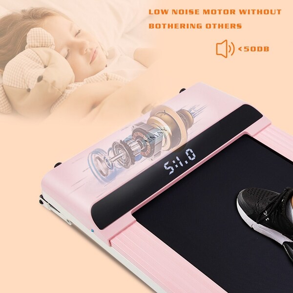 1.5HP Pulse Maximum Motor Treadmill with 0.5-4 MPH speed levels