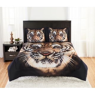 Photoreal Tiger Twin Comforter Set
